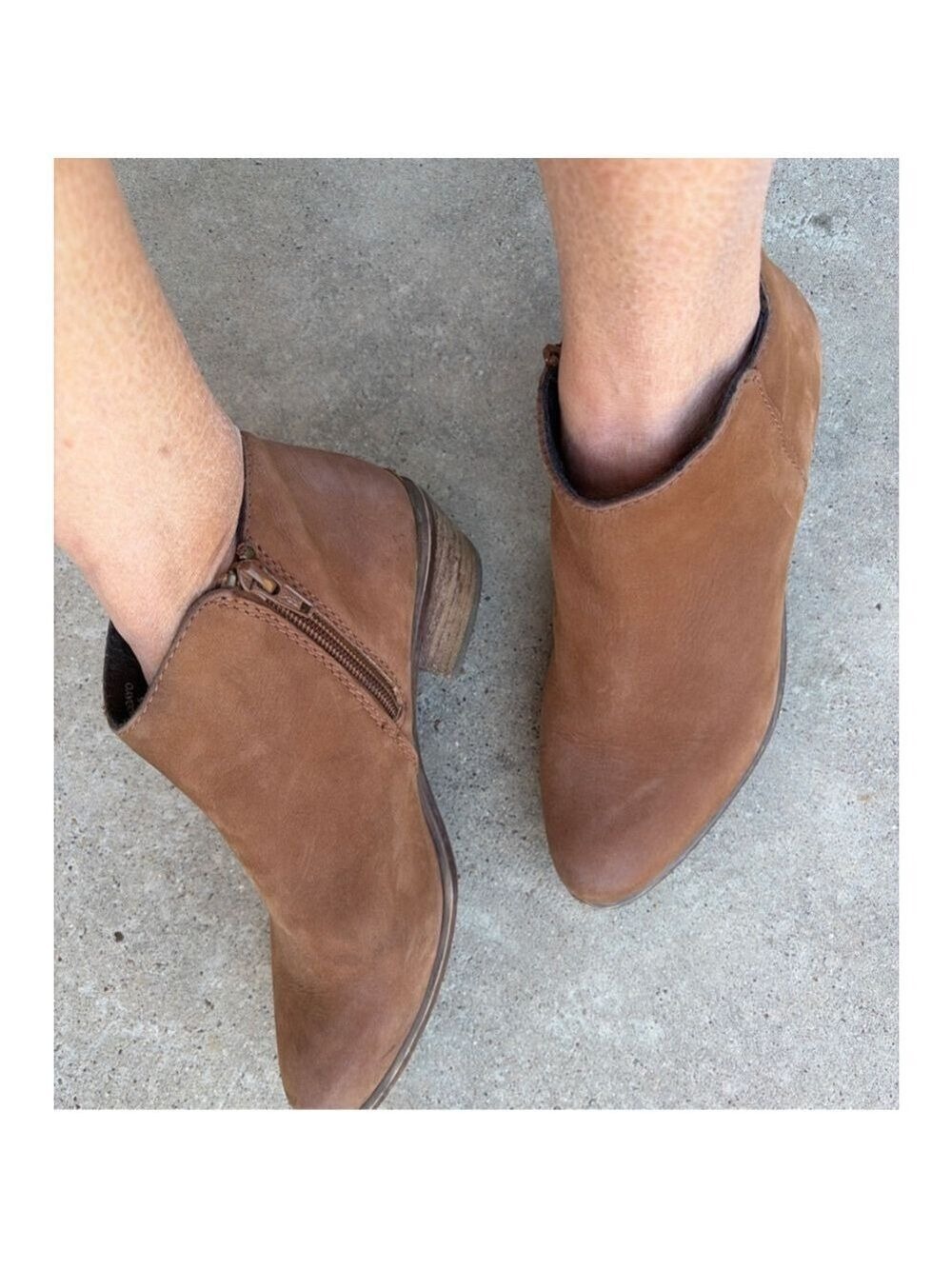 Women's Steve Madden Brown Leather Ankle Boots & Booties Size 7.5 - Picture 7 of 7